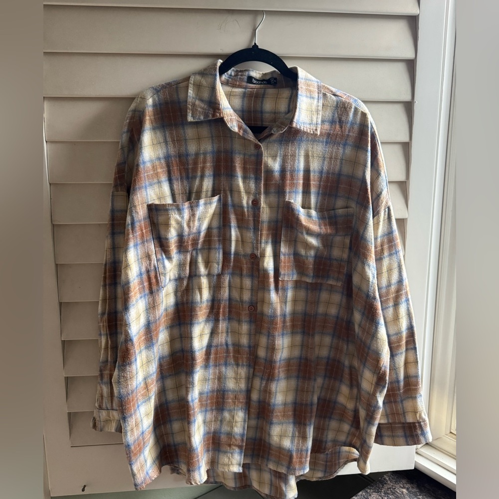 Boohoo plaid flannel